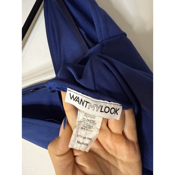 Y2K Wantmylook Maxi Dress Prom Spandex - Picture 8 of 10